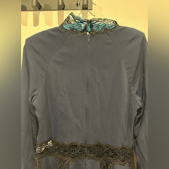 Jonathan Simkhai Navy and Black Long Sleeve Dress / Size 4 / - Picture 8 of 13